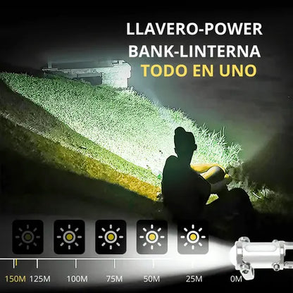 LIGHTERPRO® 2X1 | LINTERNA-POWERBANK Y LLAVERO TODO EN UNO 🔦