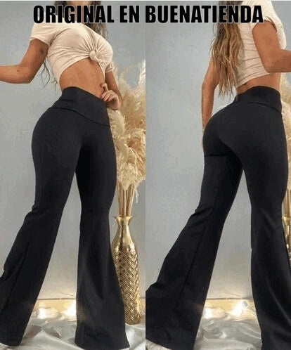 LEGGIN BOTA CAMPANA NEGRO | Estilo Favorecedor sin Esfuerzo
