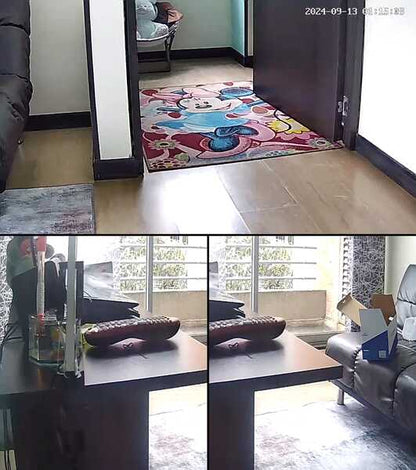 Cámara de Seguridad Inalámbrica con IA y 3 Lentes: Vigilancia Total 24/7 sin Puntos Ciegos🎥