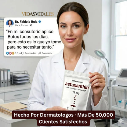 Astaxantina - El "Botox Natural" Rejuvenece en 30 Días o Te Devolvemos Tu Dinero.