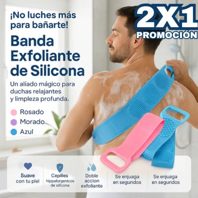 ExfoliantBand®: 2X1 Estropajo que renueva tu piel en cada ducha