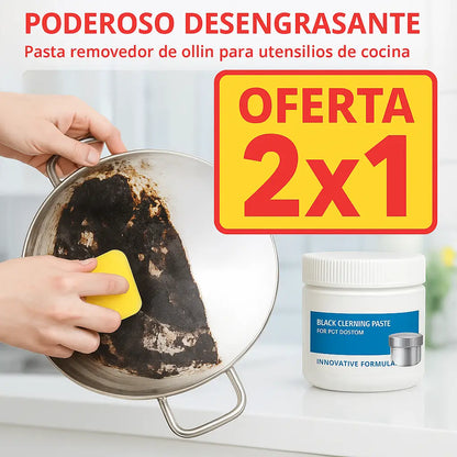 REMOVEDOR DE GRASA PARA COCINAS 2X1 | LIMPIEZA PROFUNDA PARA OLLAS/PLATOS🍳
