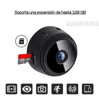 COMBO SEGURITECH: MINI CÁMARA HD+MINI LAMPARA PORTATIL