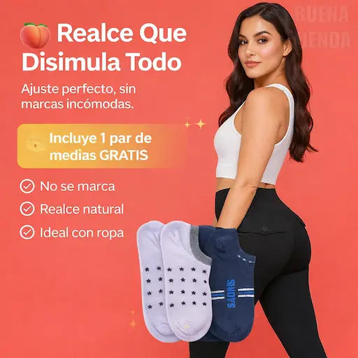 LEGGINS CARGO + 1 PAR DE MEDIAS GRATIS | Moldea Visualmente y Resalta Fácil