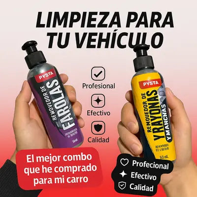 Combo Carro Impecable: Renueva Farolas + Elimina Rayones