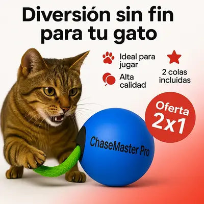 ChaseMaster Pro 2X1: Tecnología Premium Para tu Gatito