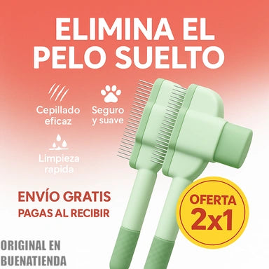 CEPILLO ANTIPLAGAS 2X1 | PELAJE LIMPIO Y SIN RASQUIÑA AL INSTANTE