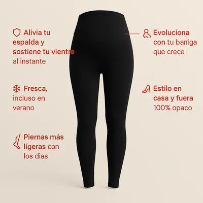Los leggings más cómodos para las futuras mamás en combo