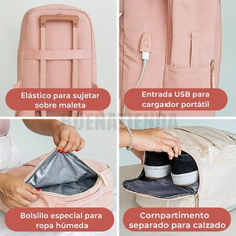 MALETA VIAJERA PREMIUM ORIGINAL: Cabe TODO lo que quieras en un solo lugar🛫