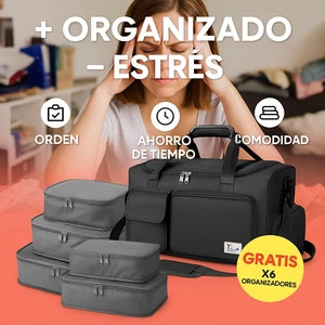 MALETA BOLSO MULTIFUNCIONAL+6 ORGANIZADORES GRATIS|+Organización -Estrés