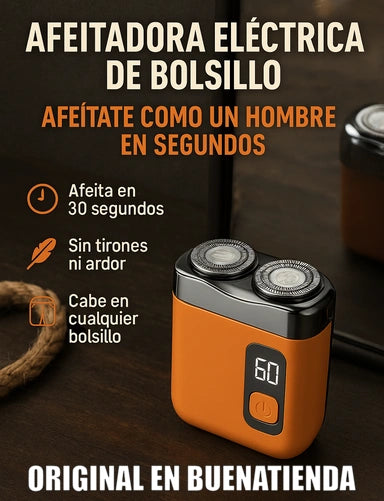 AFEITADORA PREMIUM 9000RPM DE BOLSILLO|Precisión y velocidad🔥