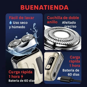 AFEITADORA PREMIUM 9000RPM DE BOLSILLO|Precisión y velocidad🔥