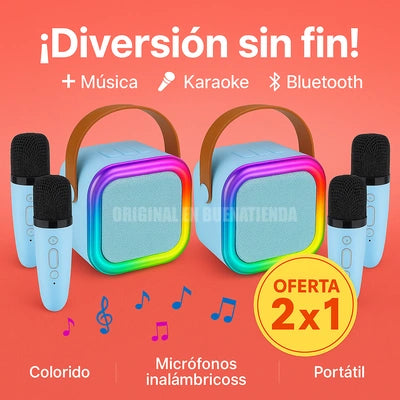MINI BOX KARAOKE 2X1 | Ya no más reuniones ni niños aburridos🎊