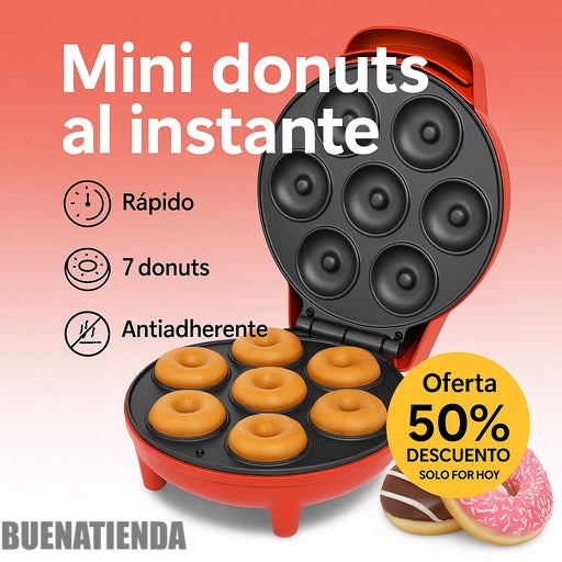 Máquina para hacer mini donas en segundos | DONUTPRO + E-BOOK CON +100 RECETAS🍩