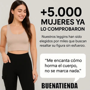 LEGGIN BOTA CAMPANA NEGRO | Estilo Favorecedor sin Esfuerzo