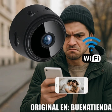COMBO SEGURITECH: MINI CÁMARA HD+MINI LAMPARA PORTATIL