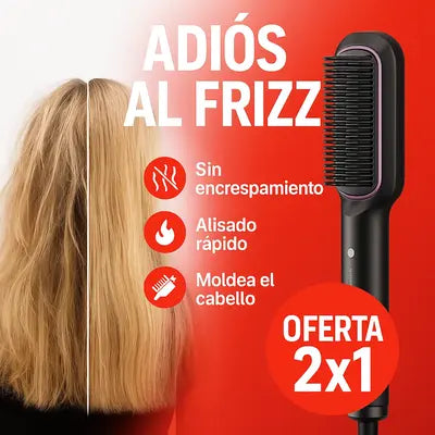 2x1BrushLasher®: Plancha y Cepillo todo en 1 (sin dañarlo)💗
