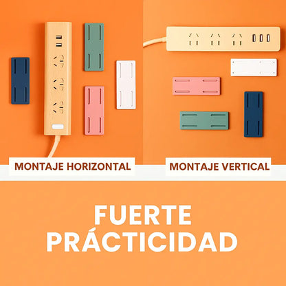 SOPORTE MULTIUSOS CON ADHESIVO 4X1 | YA NO MAS DESORDEN NI CASAS PATAS ARRIBA 🏠