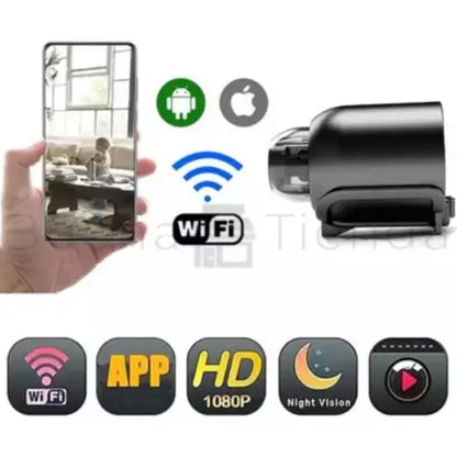 COMBO SEGURITECH: MINI CÁMARA HD+MINI LAMPARA PORTATIL PLUS