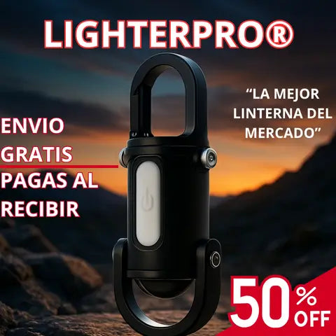 LIGHTERPRO® | LINTERNA Y POWERBANK 3 EN 1 QUE SIEMPRE TE ACOMPAÑA 🔦