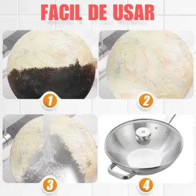 REMOVEDOR DE GRASA PARA COCINAS 2X1 | LIMPIEZA PROFUNDA PARA OLLAS/PLATOS🍳