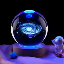 Convierte Tu Habitación en una Galaxia Inteligente – Esfera LED con IA