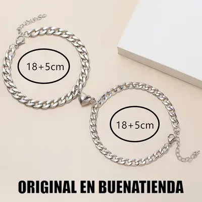 Pulsera Magnética Corazón | Regalo perfecto para Amor y Amistad💕