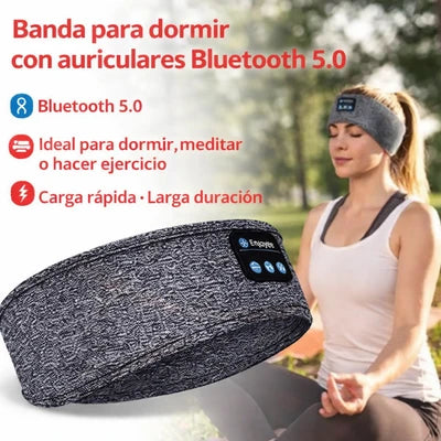 BANDA BLUETOOTH PREMIUM CON IA 2X1 QUE TE HACE ENTRENAR Y DORMIR COMO NUNCA🎧
