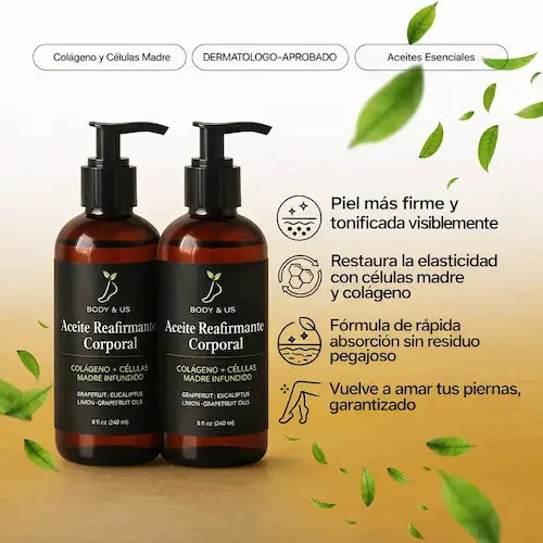 ACEITE ANTICELULITIS ULTRA POTENTE 2X1 QUE DEJA TU PIEL SIN NINGUN HUEQUITO🍑