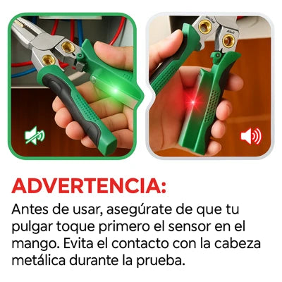 8 EN 1: TIJERAS PELACABLES MULTIFUNCIONALES CON PRUEBA ELECTRICA