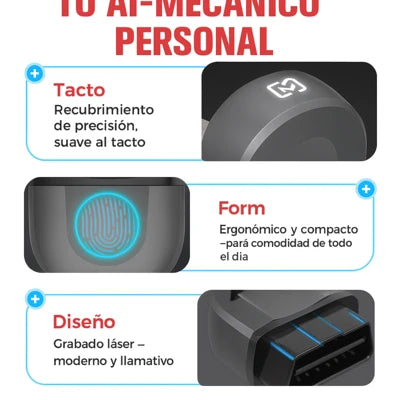 Escáner Automotriz OBD2 – Revisa tu Auto en Segundos con App INCLUIDA (Apto para modelos 1996 en adelante)