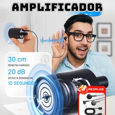 AMPLIFICADOR DE SONIDO ULTRA POTENTE CON IA | QUE ESCUCHA COMO NUNCA🔈