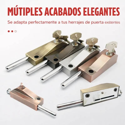 CERRADURA DE PUERTA PREMIUM QUE TE DA SEGURIDAD INSTANTANEA SIN LLAVES 🚪