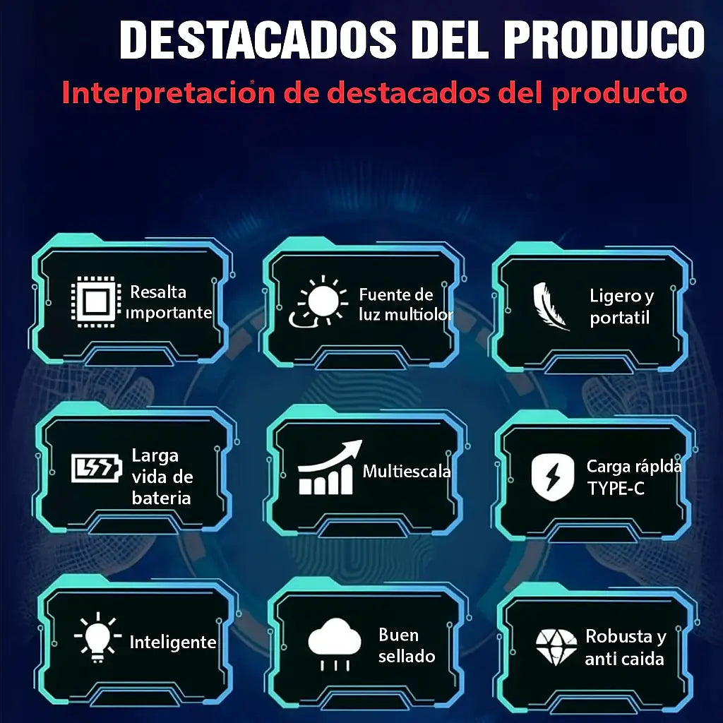 MINI LINTERNA LLAVERO POWERBANK MULTIFUNCIONAL 3 EN 1🔦