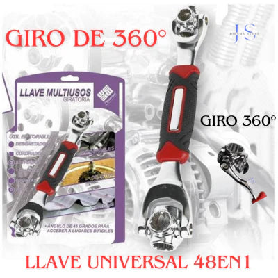 LLAVE MULTIFUNCIONAL PARA TUBERIAS + LLAVE 48 EN 1  UNIVERSAL GRATIS | No más apuros