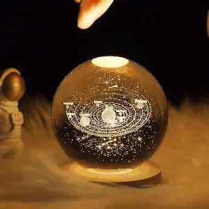 Convierte Tu Habitación en una Galaxia Inteligente – Esfera LED con IA