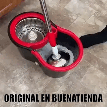 TURBOCLEAN®️|Trapero 360°+Balde Escurridor+Repuesto+Filtro Purificador de Agua