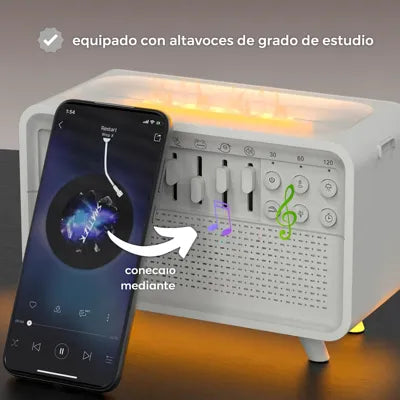 Soundscape Pro: humidificador de ruido blanco 4 en 1🍃
