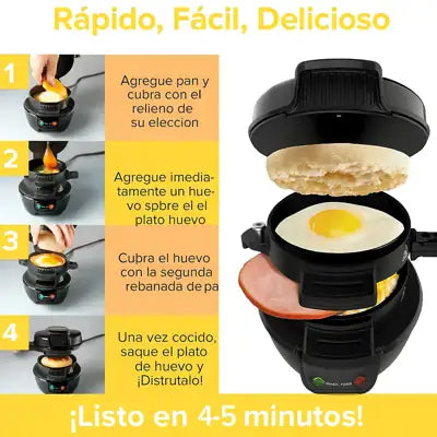 Maquina Para Hacer Hamburguesas y Desayunos en Segundos | BURGERBRO + APP CON +1000 RECETAS 🍔