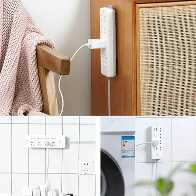 SOPORTE MULTIUSOS CON ADHESIVO 4X1 | YA NO MAS DESORDEN NI CASAS PATAS ARRIBA 🏠