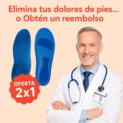 Plantillas Ortopedicas 2X1 Para el Dolor de Pies y Juanetes