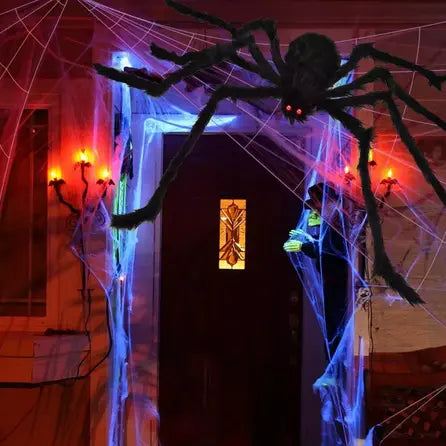 Transforma tu Halloween con 2 Arañas Gigantes al Precio de 1