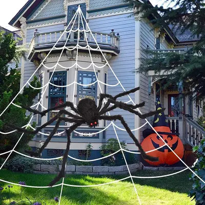 Transforma tu Halloween con 2 Arañas Gigantes al Precio de 1