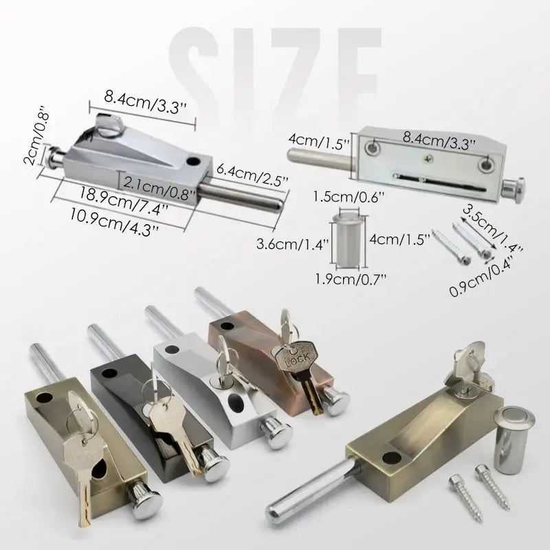 CERRADURA DE PUERTA PREMIUM QUE TE DA SEGURIDAD INSTANTANEA SIN LLAVES 🚪