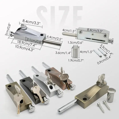 CERRADURA DE PUERTA PREMIUM QUE TE DA SEGURIDAD INSTANTANEA SIN LLAVES 🚪